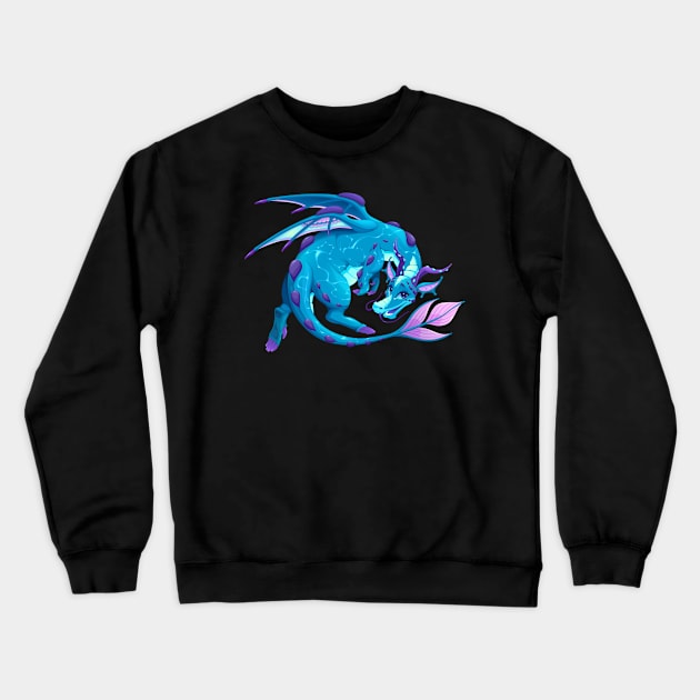 Dragon Water Crewneck Sweatshirt by ddraw